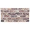 Wall Panels 10 pcs Dark Brown 100 x 50 cm EPS Foam