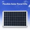 15W Flexible Solar Panel 12V Battery Charger Dual USB With 10A-60A Controller Solar Cells Power Bank for Phone Car Yacht RV