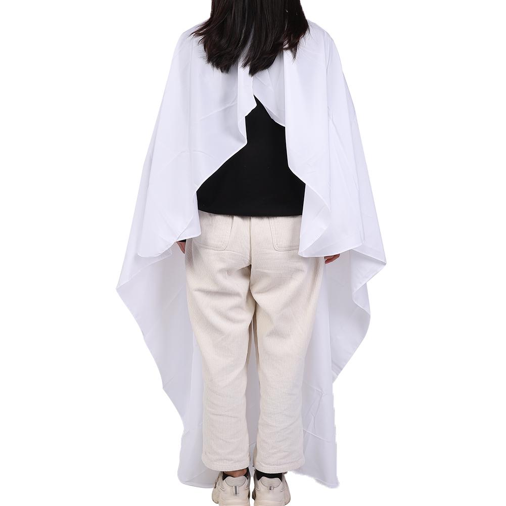 Unique Skull Pattern Hair Cutting Cape Cloth Hairdressing Apron Hair Salon Accessories White