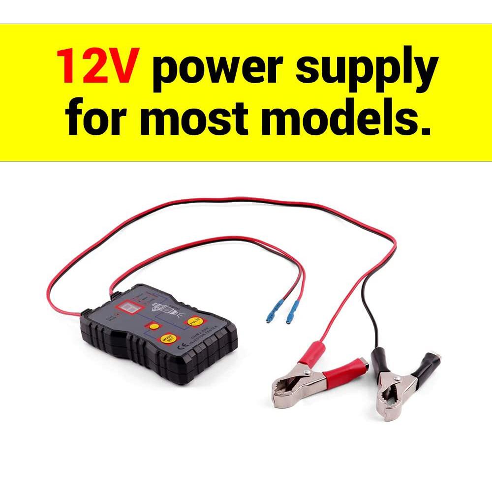 12V Fuel Injector Tester, Professional Ignition Pulse Tester, 4 Pluse Modes Powerful Fuel System Scan Tool Test Stuck/Leaking/Burnt-out Problem