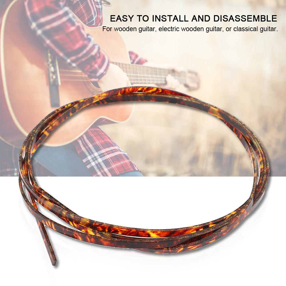 GJ01 Thin Guitar Binding Purfling Edging Strips Celluloid Accessories