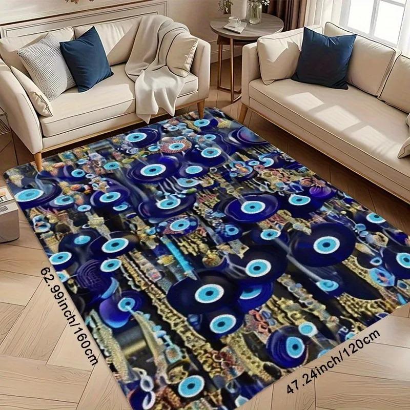 1PC Rainbow Pattern Kitchen Rugs Non-Slip Home Door Mats Pop design Bathroom Rug Bath Mat Carpet for Home Sink Laundry Decor