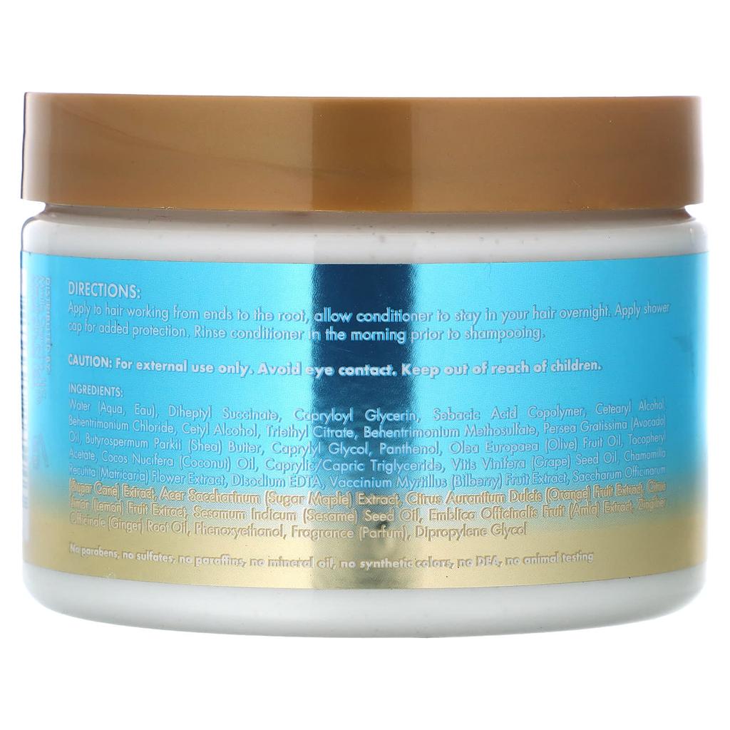 Mielle Moisture RX, увлажняющий ночной кондиционер, со вкусом гавайского имбиря, 12 унций (340 г)