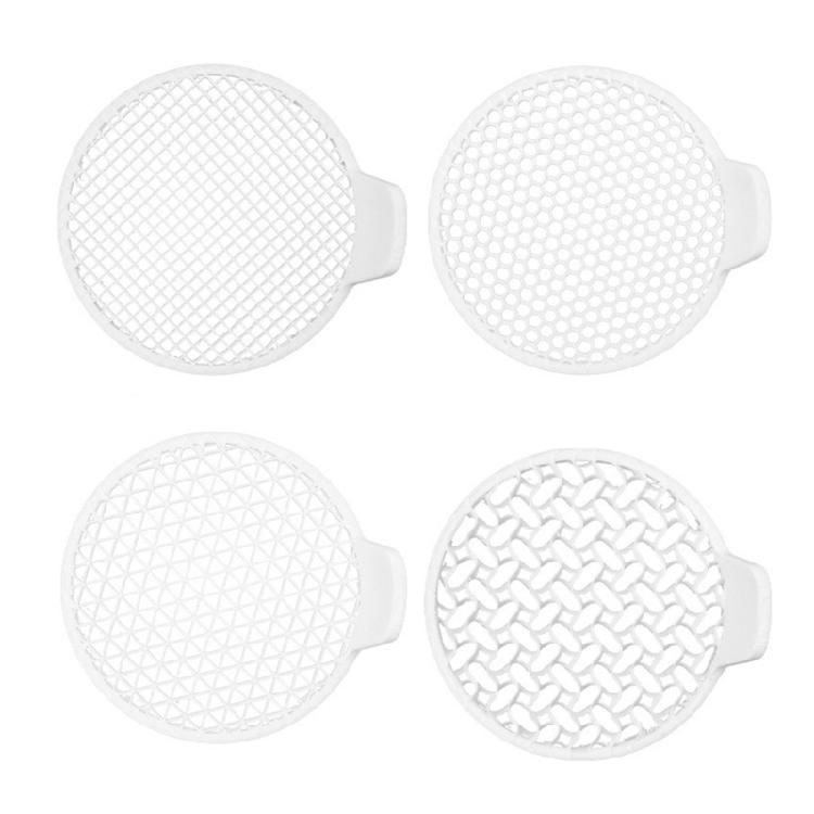 Набор из 4 шт. крышек для душевого слива из АБС-пластика, уловитель волос для раковины, ванны, современный фильтр для ванной комнаты, легкая установка