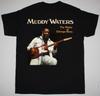 Muddy Waters - Отец Чикагского Блюза Черная Футболка Всех Размеров FA1244 Унисекс Футболка