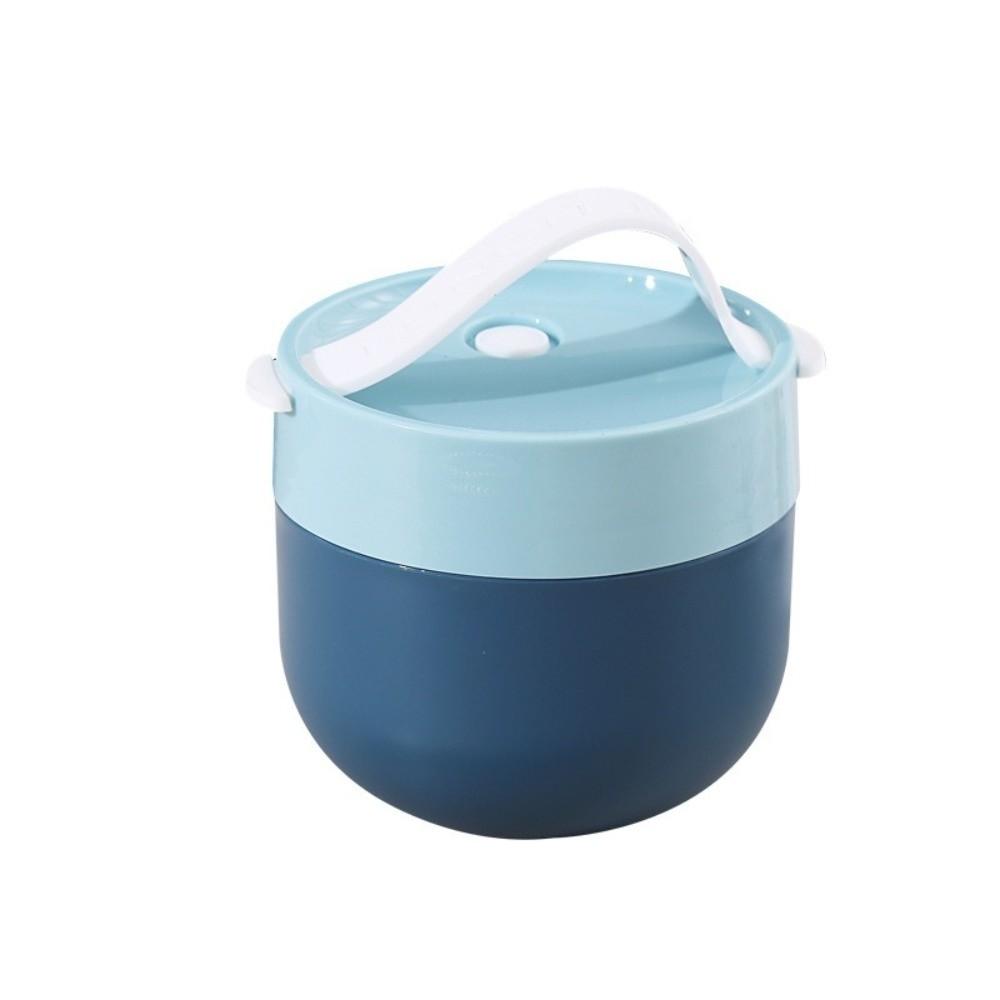 600ml Food Thermal Jar Vacuum Insulated Thermos Containers Stainless Steel Lunch Box Work Travel