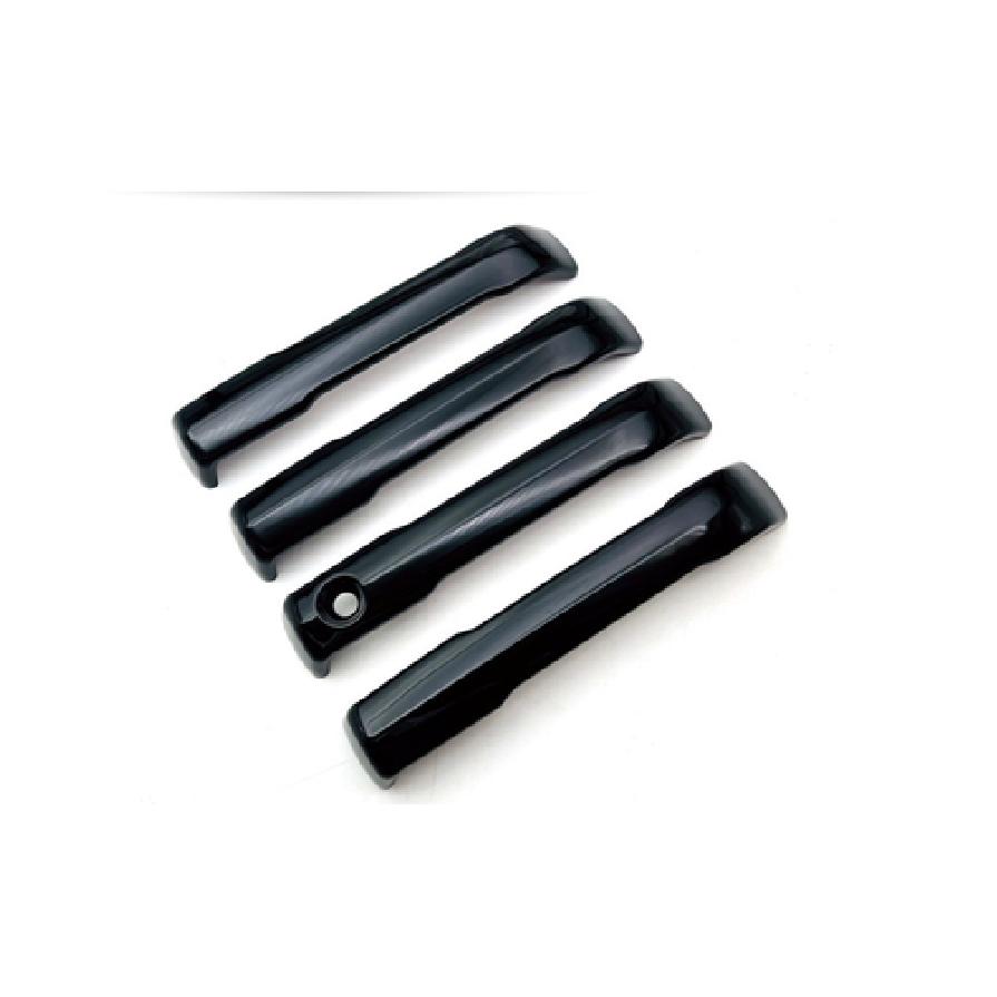 Half Pack Door Handle Lid Cover Trim For - Toyota Tundra Glossy Black