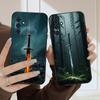 Меч с огнем Для Samsung S20FE S 21 22 23 FE 24 Plus 25 Ultra Galaxy M23 32 34 35 52 53 54 55 5G силиконовый мягкий чехол для телефона