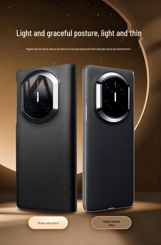 Qiali Оригинальный кожаный чехол-книжка для Huawei Mate X7 Коллекционное издание