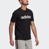 adidas M Lin Sj T Тренировочная Спортивная Печать Логотипа Круглый Вырез Короткий Рукав Черный Мужская GL0057