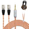 Okcsc ZT16 Headphone Cable 4 Pin XLR Terminal Ether Recable Replacement Cable for 16 Core Pure Copper For Dan Clark Audio Compatible with Ether Alpha