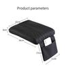 1PCS Car PU Armrest Cushion Cover Center Console Box Pad Protector Memory Cotton