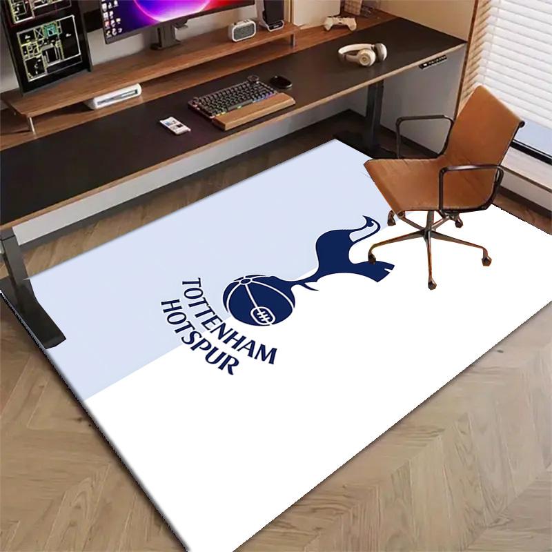 Ковер Tottenham Hotspur с принтом для спальни, гостиной, домашнего декора, нескользящий коврик, коврик для прикроватной тумбочки