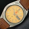 ВИНТАЖНЫЕ СЕЙКО ЭКСПО 70 АВТОМАТИЧЕСКИЕ 7009A ЯПОНИЯ МУЖСКИЕ ЧАСЫ С КРЕМОВЫМ ЦИФЕРБЛАТОМ a708705-1