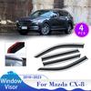 Window Visor for Mazda CX-8 CX8 KG 2018~2024 Rain Guard Deflector Car Side Vent Smoke Cover Awnings Shelter Exterior Accessories