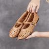 Hollowed-out Mary Jane Shoes for Women Spring and Summer Round Toe Shallow Mouth Soft Flat Bottom Ballet Single Shoes