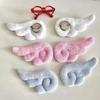 1 Pair Y2K Style Angel Wings Pendant Plush Angel Wing Badge New Pin  Decorative