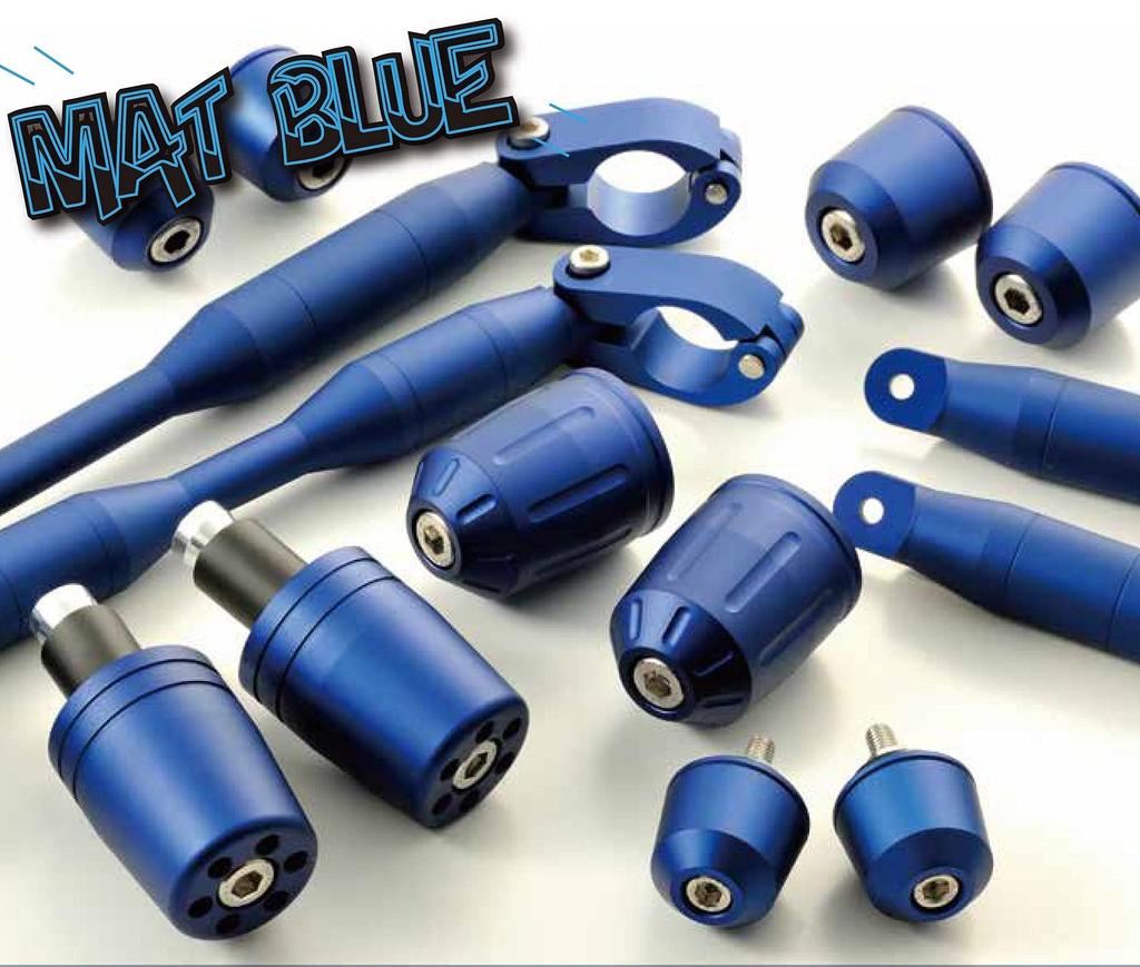 POSH FAITH Мотоциклетные принадлежности Наконечник руля Сверхтяжелый наконечник руля Тип 2 для оригинального руля Kawasaki M6 Тип NINJA и другие Матово-синий H2-SX