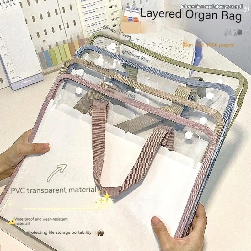 Папки-карманы формата А4, Портативная сумка-органайзер для бумаги, держатель для книг, пенал, сумки для хранения, папка-органайзер для документов