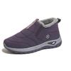 Winter Women's Snow Boots, Fleece and Thickened Warm Cotton Shoes, Anti-slip, Waterproof and Oil-proof, Comfortable Mom Shoes