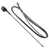 Qiilu Car Radio Antenna, Rubber FM AM Mast Aerial Replacement for Peugeot 205, 206, 306, 307, 309, 406, 806