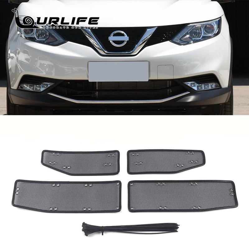 Автомобильный гриль, сетка от насекомых, сетка для защиты от насекомых, защитная крышка, аксессуары для Nissan Qashqai J11 2016 2017