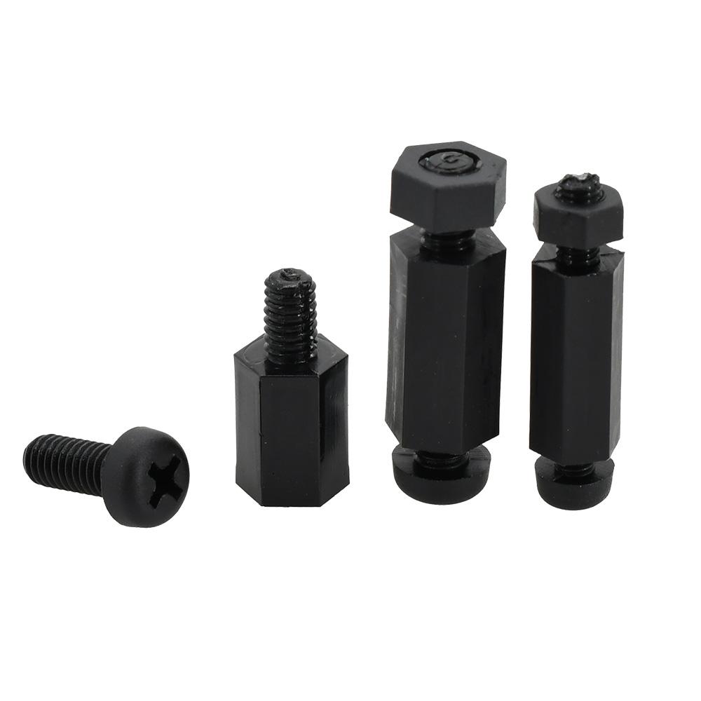 M2 M2.5 M3 M4 Нейлоновая стойка для материнской платы, опора для печатной платы, стойка для печатной платы, распорка, пластиковые шестигранные винты, болты и гайки, набор