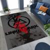 HD Ретро Рок-группа 3D L-Linkin Park Ковер для Гостиной Спальни Домашний Декор, Нескользящий Коврик для Пола Декорация для Дивана Прихожая