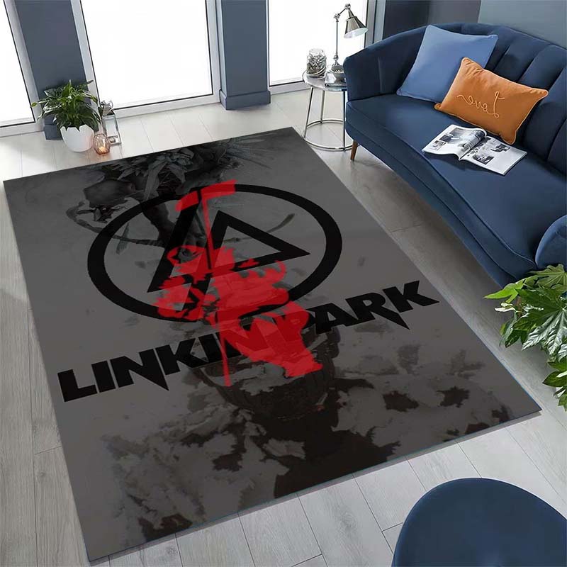 HD Ретро Рок-группа 3D L-Linkin Park Ковер для Гостиной Спальни Домашний Декор, Нескользящий Коврик для Пола Декорация для Дивана Прихожая