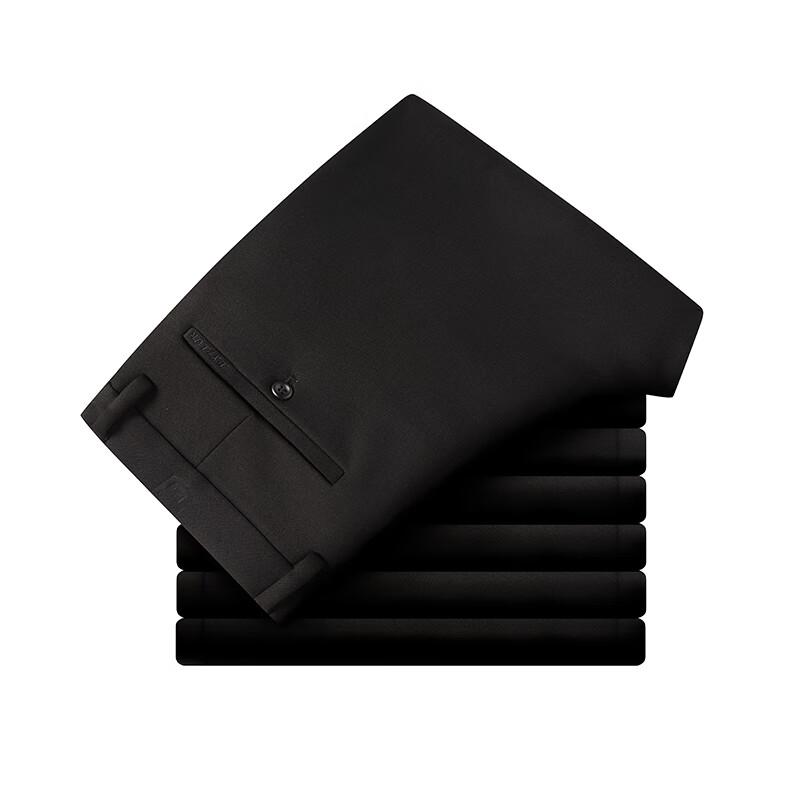 FENGXUN Men's Fleece-Lined Straight-Leg Casual Pants FX27596