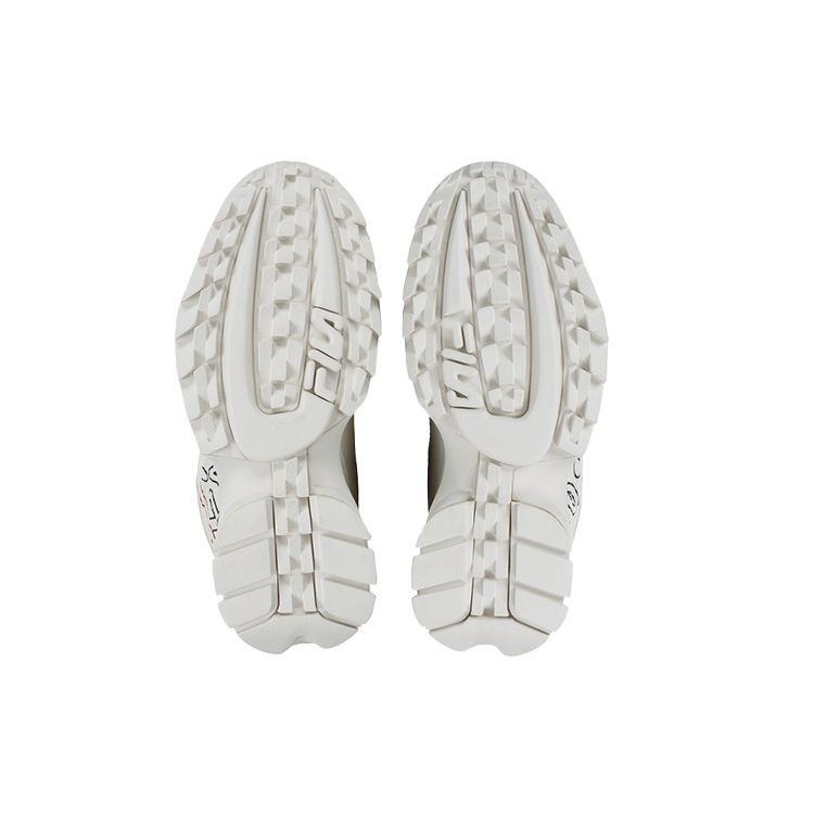 Fila Disruptor 2 Ткань Синтетическая кожа Удобные Низкие Кроссовки для Папы Унисекс кроссовки Крем 1FM00863_113