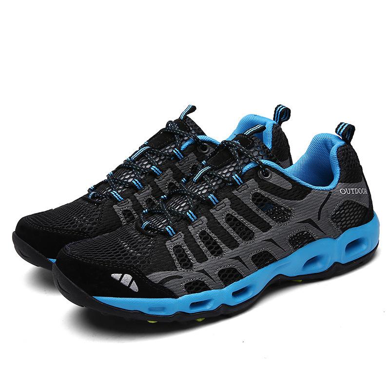 2025 Spring and Summer Leather Running Shoes Men's Breathable Sports Casual Shoes Men's Mesh Running Women's Sports Shoes