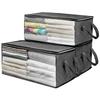 Home Clothes Durable Dustproof Storage Bag Organizer With Handle Large Capacity Folding Under Bed Quilt Blanket Zipper Closure