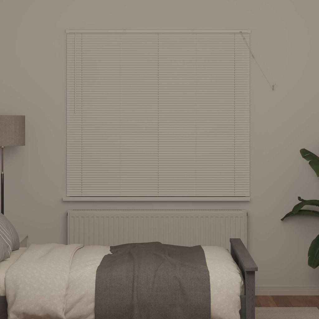 White Venetian Blind 150 x 130 cm 25 mm PVC