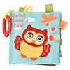 Baby Soft Cloth Story Book Infant Rattles Book Toy Early Educational Development Toys (Owl)