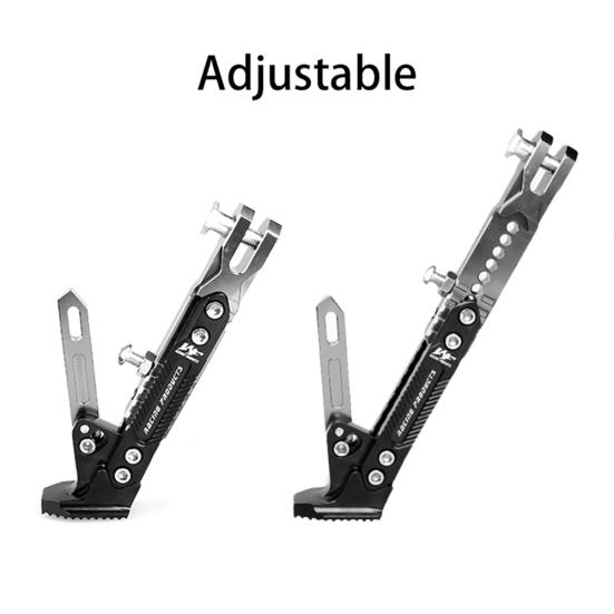 Adjustable CNC Metal Kickstand Electrombile Motorcycle Foot Side Kick Stand