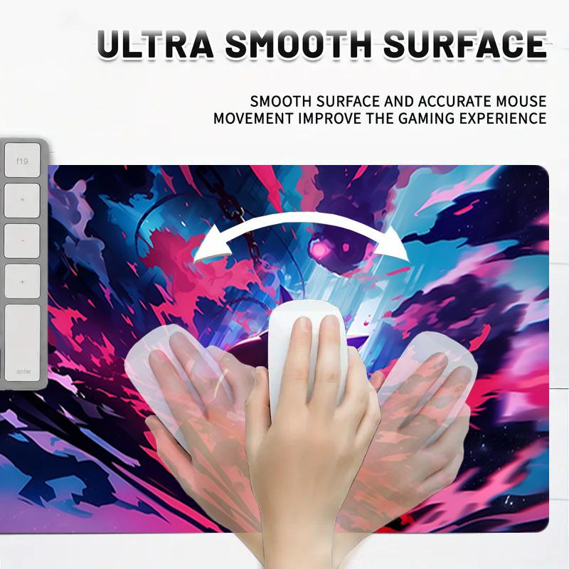 1Pc Neon Dreamscape Gaming Mouse Pad Keyboard Desk Mat Non-slip Rubber Lock Edge Waterproof Computer Mousepad for Office Home Decor S1869