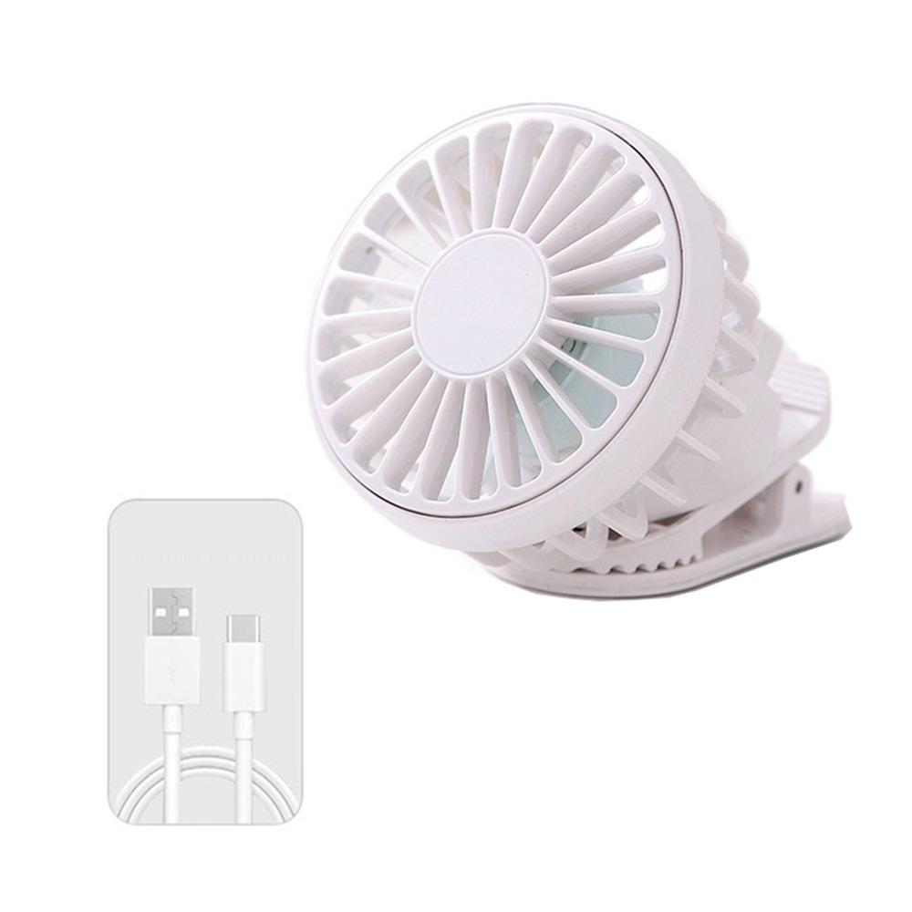 Adjustable Clip on Mini Fan Low Noise Mini Solar Powered Fan Convenient Portable Solar Fan  Camping