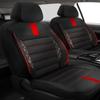 Красный чехол на автомобильное сиденье - универсальный - полный комплект спереди и сзади