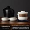 LISM Portable Ceramic Travel Tea Set