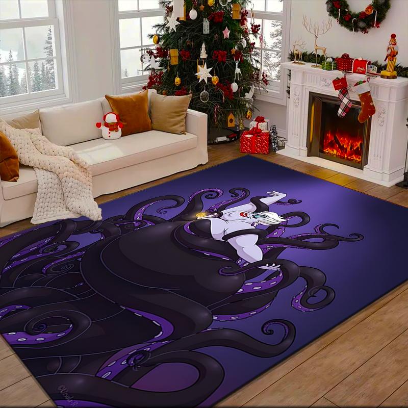 1PC Sea Witch's Tale Rug Game Carpet, Floor Mat for Bedroom Living Room Entryway Rug, Home Decor Idea Gift for Christmas birthday