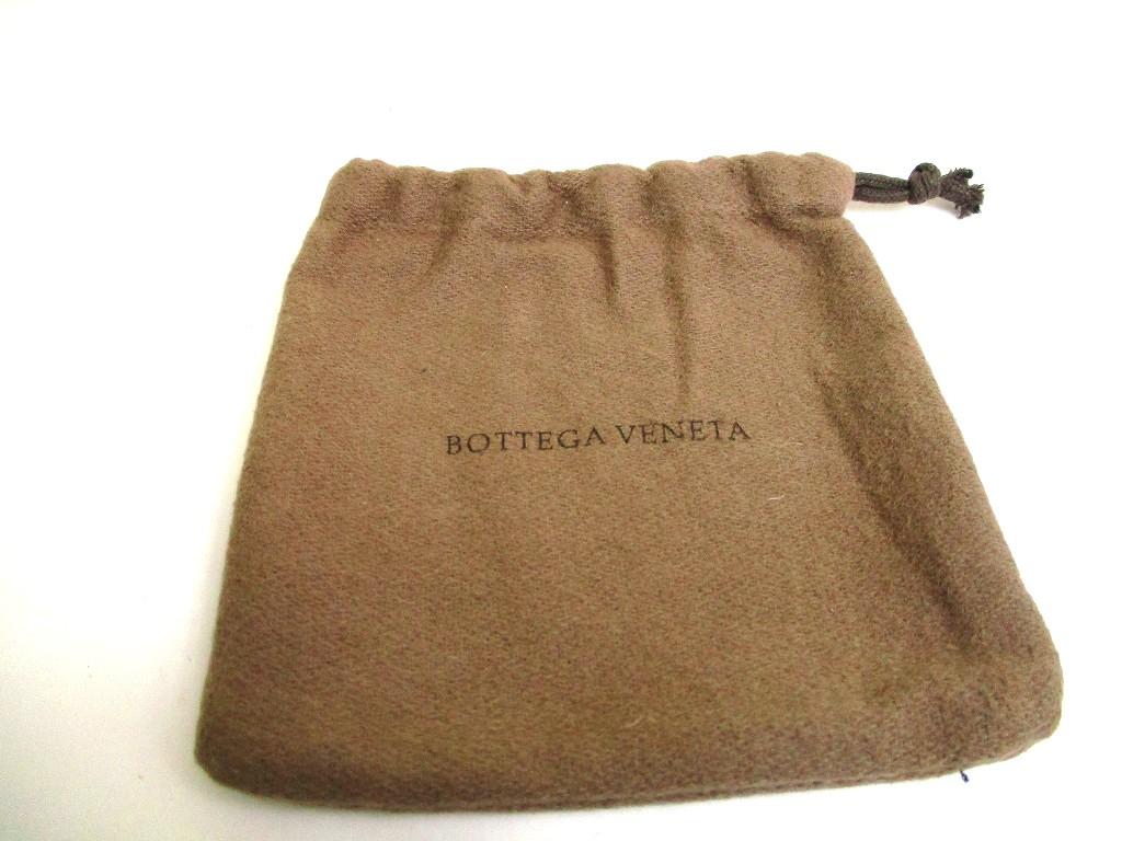Оригинальный темно-коричневый кожаный трехскладной кошелек BOTTEGA VENETA Intrecciato Компактный кошелек #b118 Отремонтирован продавцом