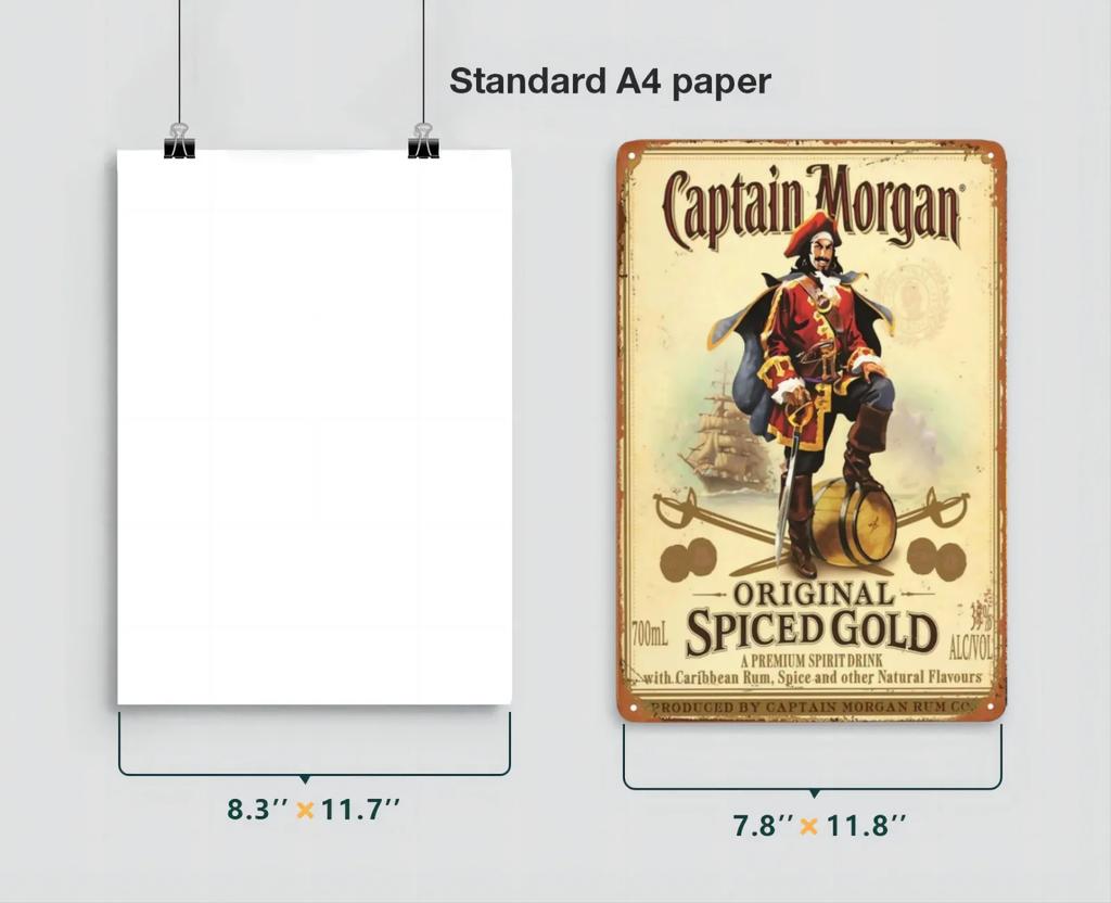 Cold Beer Rhum Vintage Metal Sign Tin Decor Plaque Decor Pub Cafe Brewery Wine Rum Wall Art Posters Metal Signs Decorative Plate