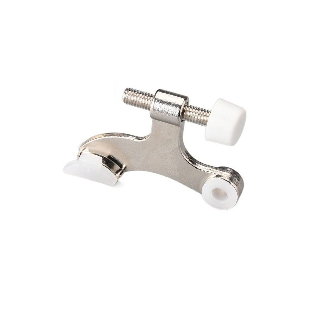 Black Silver Deluxe Door Hardware Hidden Heavy Duty Hinge Pin Door Stopper Damper Bumper