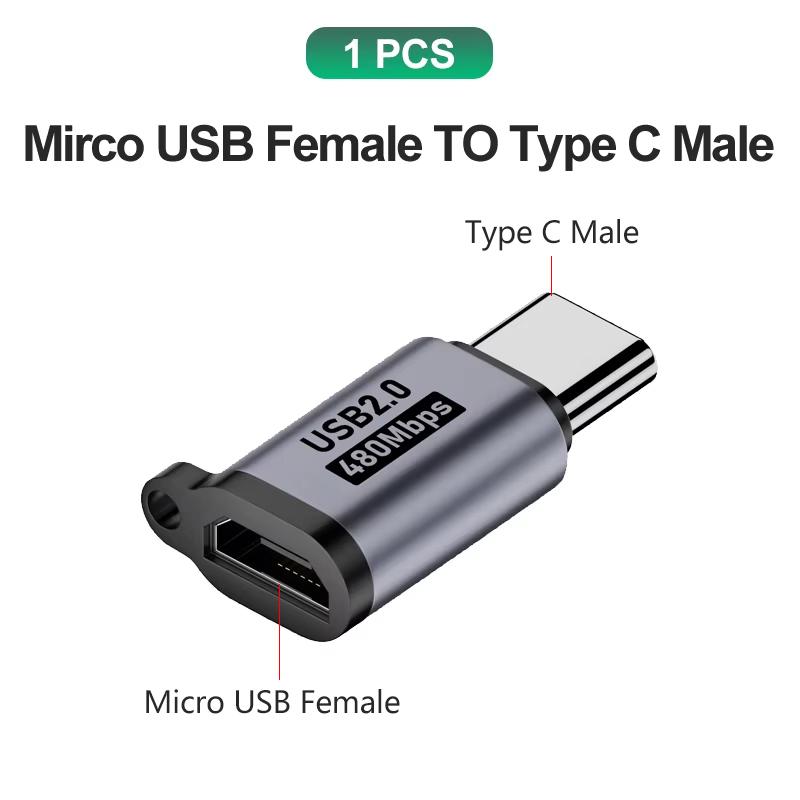 USB на USB C Адаптер для iPhone 17 USB C Female на USB Male Автомобильное Зарядное Устройство Адаптер Type C Конвертер для Apple 16 для Samsung Galaxy 3