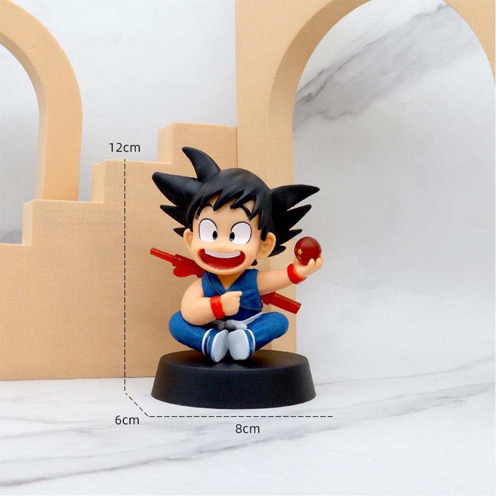 ГОРЯЧИЕ Мультяшные Аниме Фигурки Dragon Ball Z Детские Игрушки Кукла Кавайный Модель Goku Аксессуары Детский Прочный Подарок Фигурки Действия Хобби
