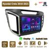Android Carplay Car Radio For Hyundai Creta 2016-2021 Multimedia Player Head Unit Stereo GPS Navigation BT WIFI 4+64GB