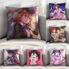 Аниме L-Love Live! Наволочка Декоративная для Дивана Домашняя Двусторонняя Печать Плюшевая Квадратная Наволочка для Подушки Декор Подушки Чехол