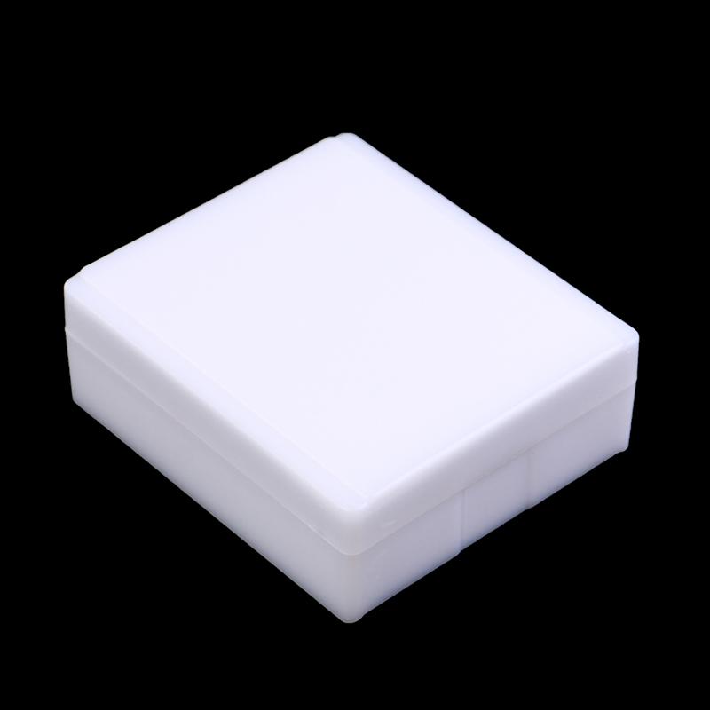 Plastic Microscope Glass Slide Box 25Pcs Biological Slices Storage Case Holder
