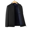 Мужская куртка в стиле business casual со стойкой
